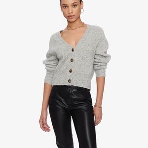 BNWT Anine Bing Mason Cardigan - light gray